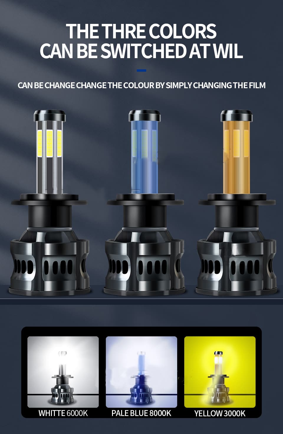 9003 headlight bulb led