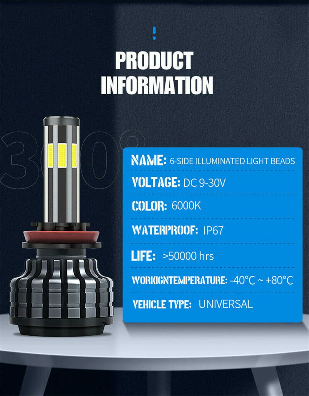 drl projector headlights
