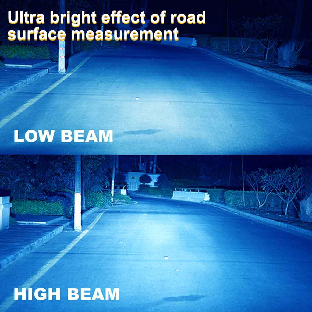 blue led headlight
